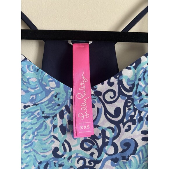 NWOT Lilly Pulitzer Dusk‎ Reversible Top XXS XS Adjustable Strap Preppy Coastal - Picture 4 of 8
